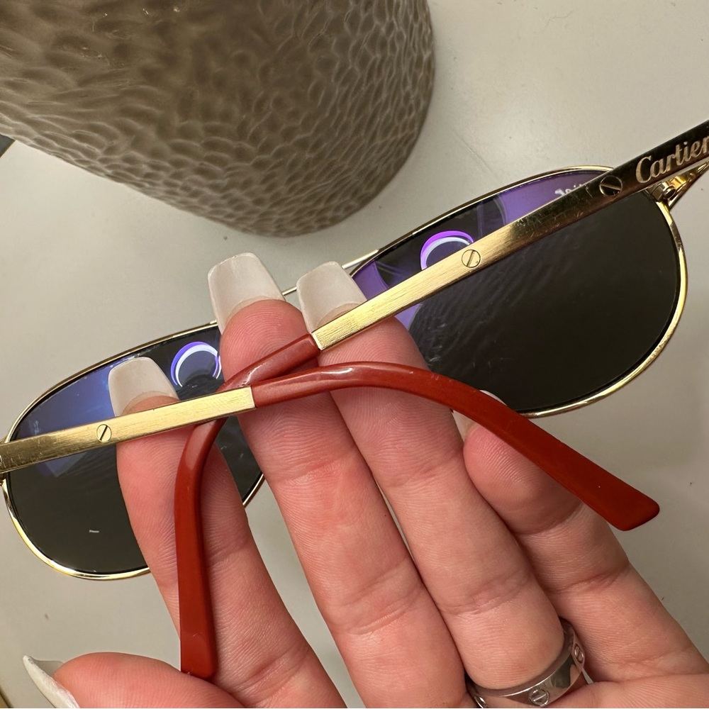 Authentic Cartier Sunglasses 24K Gold with 24K Gold lenses